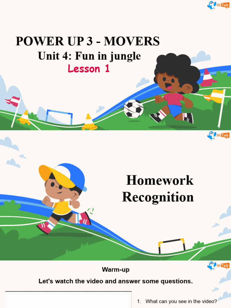 Fun in the Jungle: Unit 4 Activities | PDF