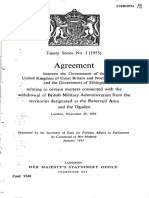 Agreement Between UK Ethiopia On Ogaden 29 Nov 1954