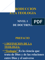 Introduccion A La Teologia Nivel 1 - 105955