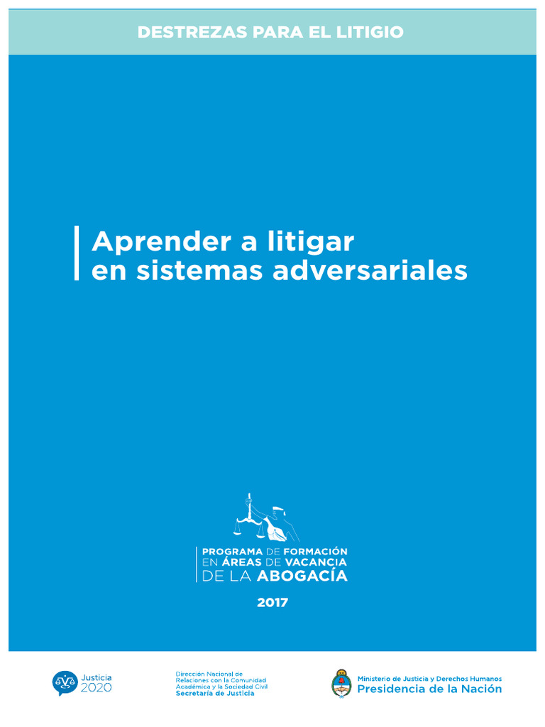 01 UNPAZ - APP - Aprender A Litigar - Fragmento | PDF | Derecho penal ...