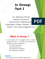 Cyclic Group-Parti