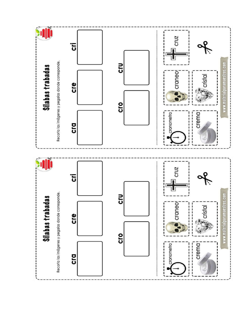 Silabas Trabadas PDF