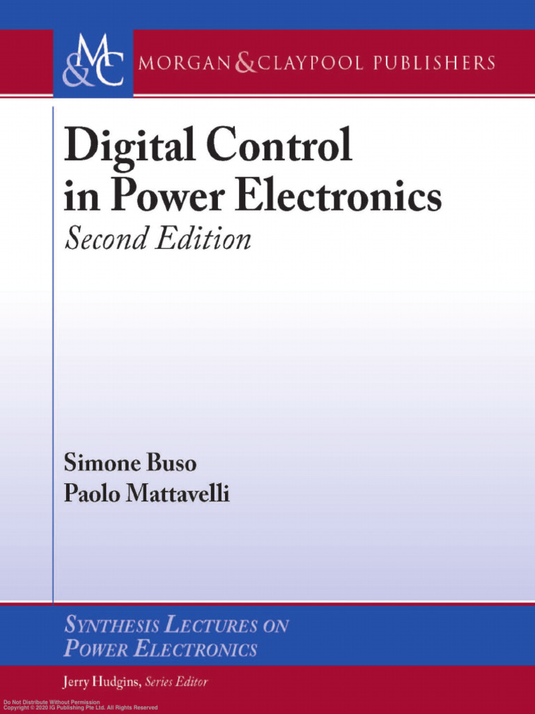 本日限定Digital Control in Power Electronics Digital Control in Power Electronics | PDF | Sampling (Signal
