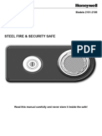 2101-2105 Safe Owners Manual - English Only - 03-05-2012