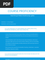 PROFICIENCY Data Mining