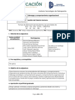 Programa Liderago y Comportamiento Organizacional