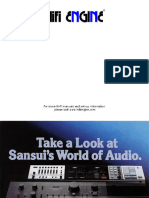 Hfe Sansui World of Audio Catalog 1983