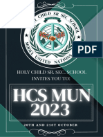 Hcs Mun '23 Invitation