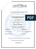 REPORT On CURRENCY CONVERTER 