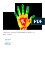 Zaleznosc Promieniowania Termicznego Od Temperatury