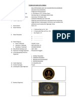 Formulir Kesbanpol Data Ormas & Pengurus