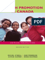 Health Promotion in Canada- Critical Perspectives