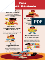 Coklat Sederhana Infografis Pendidikan Tips Gemar Membaca