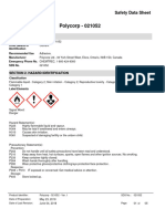 Polycorp - 021052: Safety Data Sheet