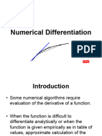 05.Numerical Differentiation