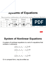 03. Systems of Nonlinear Equations