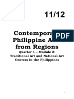 1st Quarter MODULE 2 On CONTEMPORARY PHILIPPINE ARTS From The REGIONS 1st Quarter
