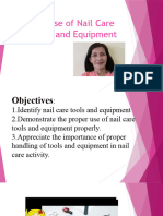 Use of Nail Care Toolsand Equipmen COT1