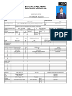 Form Biodata Pelamar