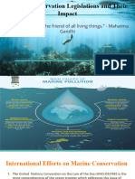 Marine Conservation Legislations and Their Impact