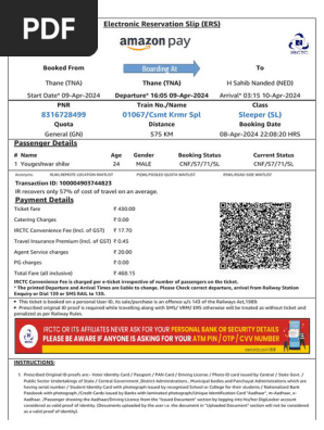 Ticket