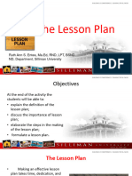 Lesson Plan - April 18, 20223