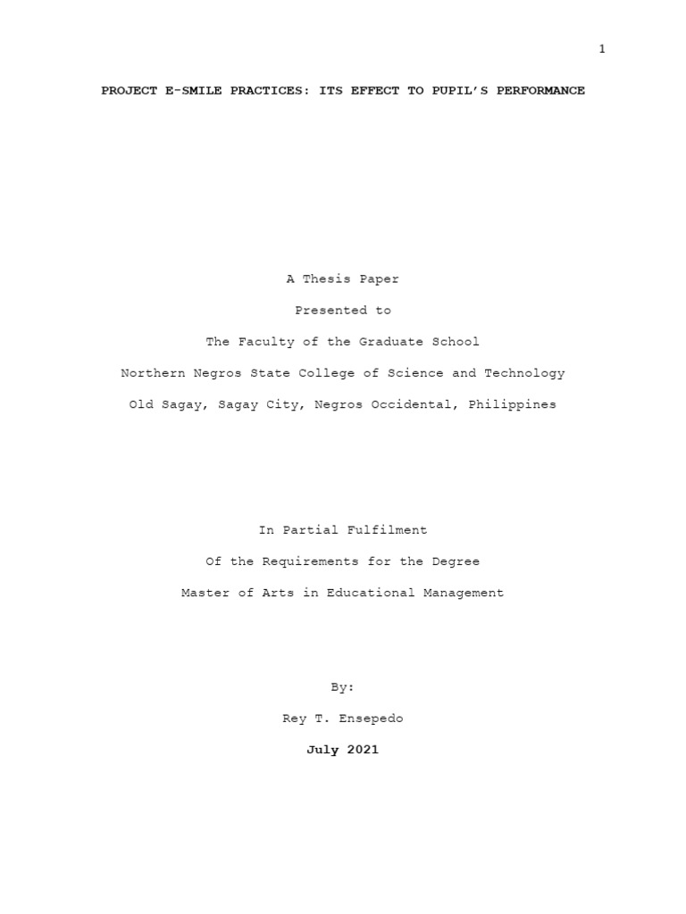 Rey s thesis chapter 1 5 final draft pdf learning teachers