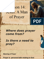 CLE GRADE 7 - Lesson 14 - Jesus A Man of Prayer
