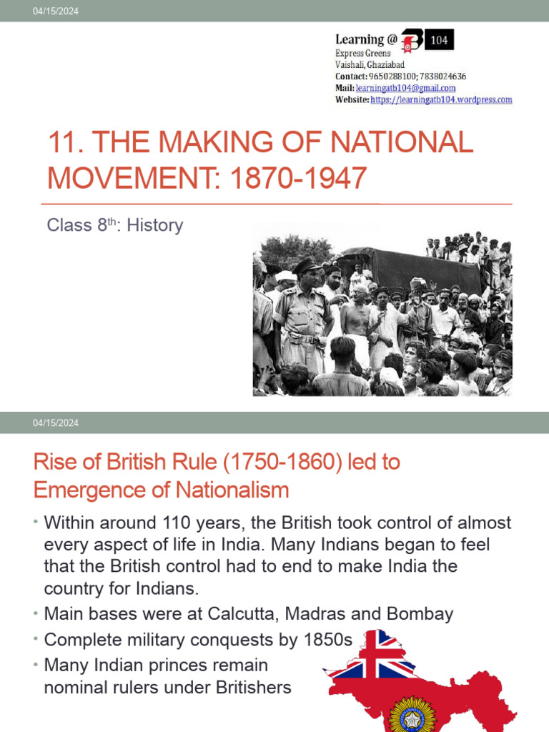 Namak Andolan and Indian Nationalism | PDF | Partition Of India ...