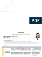 Proy. de Aprend N°5 Cuidadores Del Planeta