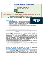 Informa Educacion Junio 20