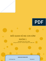 Mối Quan Hệ Mẹ - Con Sớm