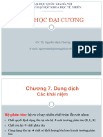 Chương 7. Dung Dịch