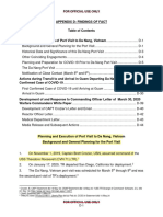 APPENDIX D - Consolidated Findings of Fact (Redacted and Released)