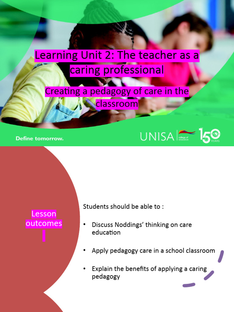 Pedagogy of Care in Teaching | PDF | Learning | Pedagogy