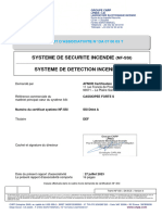 Systeme de Securite Incendie Systeme de Detection Incendie: Rapport D 'Associativite #Da 07 00 03 T
