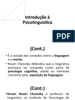 Teorias de Aquisicao Da Lingua Materna Pela Crianca