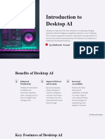 Introduction To Desktop AI: by Siddharth Prasad