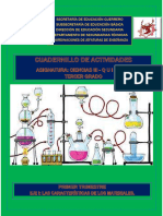 CUADERNILLO Ciencias 3° Química 1ER - TRIMESTRESecs. Técs. Gro.