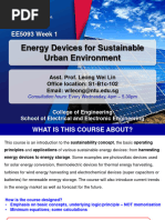 Lecture 1 Introduction To Energy, Sustainability