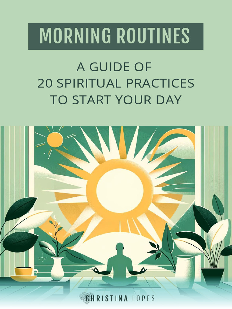 Workbook Morning Routine Guide Wip 26.03.24 | PDF | Meditation | Mantra