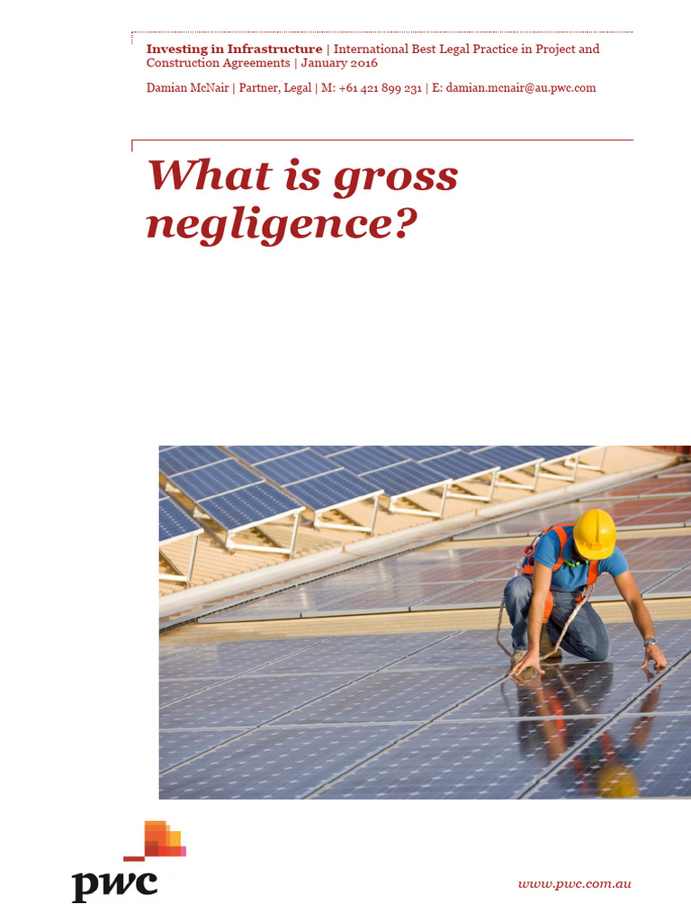 Gross Negligence | PDF | Negligence | Legal Liability