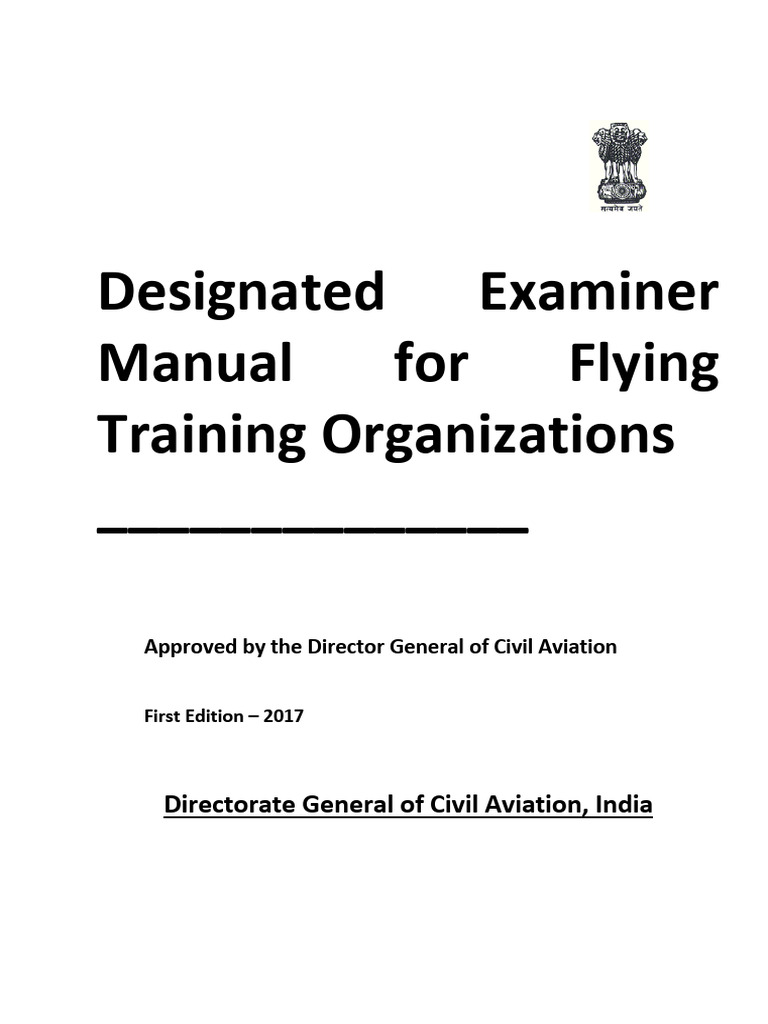 Designated Examiner Manual for FTOs | PDF | Flight Instructor | Aerospace