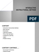 Interactive Instructional Method