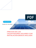 Calentador Solar y Panel Solar Junio Promos
