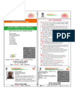 Aadhaar MASKED