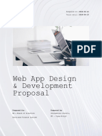 Web App Development Proposal & Contract to HFL