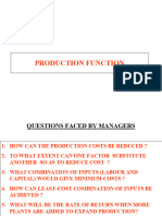 PRODUCTION FUNCTIONS