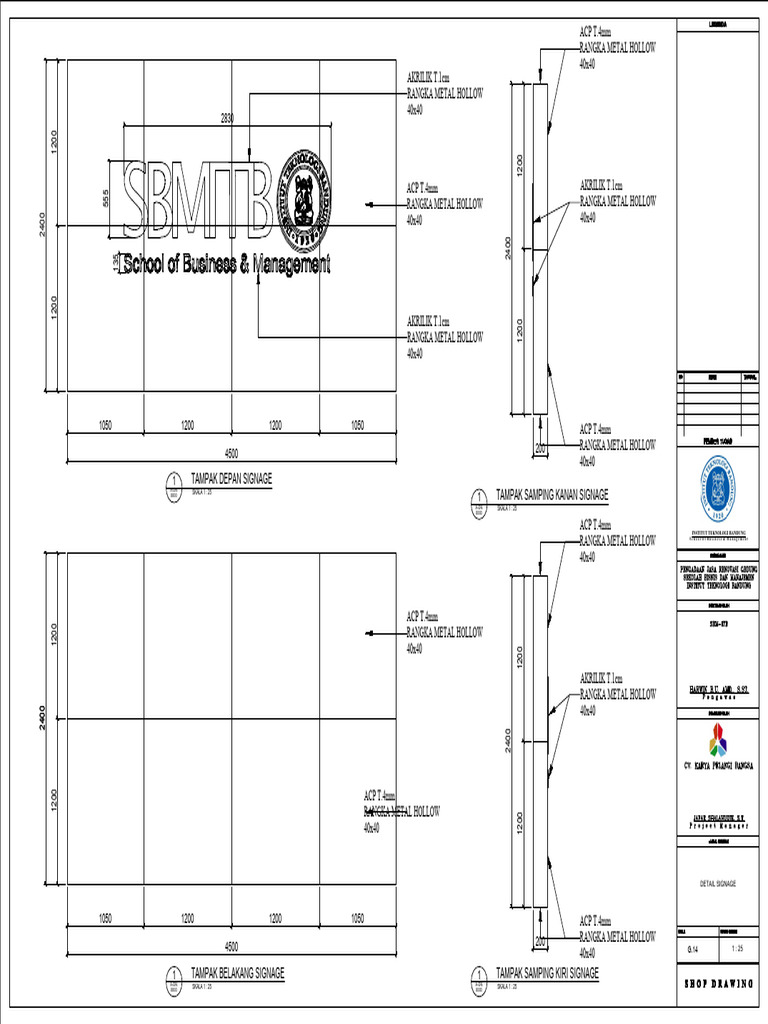 Signage Fasad | PDF