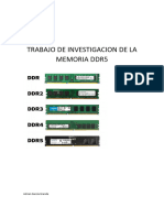 Trabajo de Investigacion de La Memoria DDR5